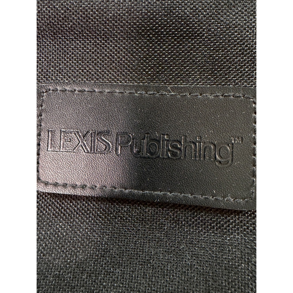 Leeds Lexis Publishing Black Canvas Messenger Computer Bag North West Zipper - Picture 4 of 6